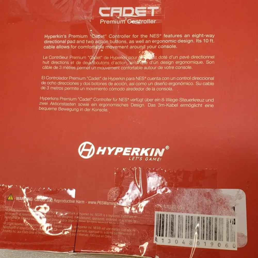 Hyperkin Cadet Premium Wired Controller for NES – New in Box